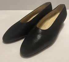 Silvia Fiorentina Spiga S758 Women s 5M Italian Leather Dress Pumps Shoes LNIB
