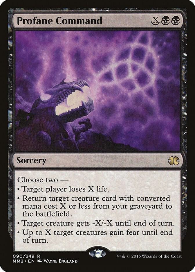 Profane Command #90 NM  Modern Masters 2015 MTG
