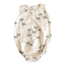 Rylee + Cru Sleeveless Romper 12-18 Months Baby One Piece Summer Outfit