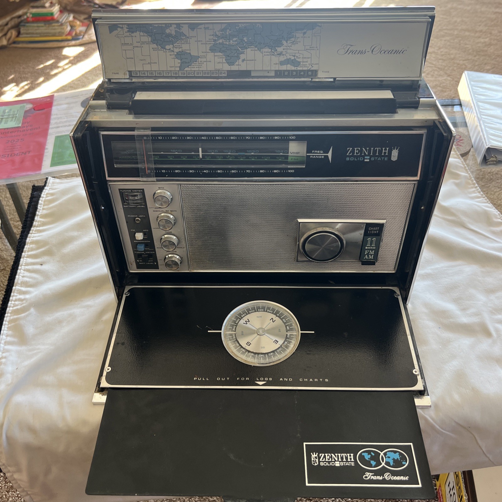 Zenith Transoceanic MultiBand Royal Model D7000Y Radio SEE DESCRIPTION!!!