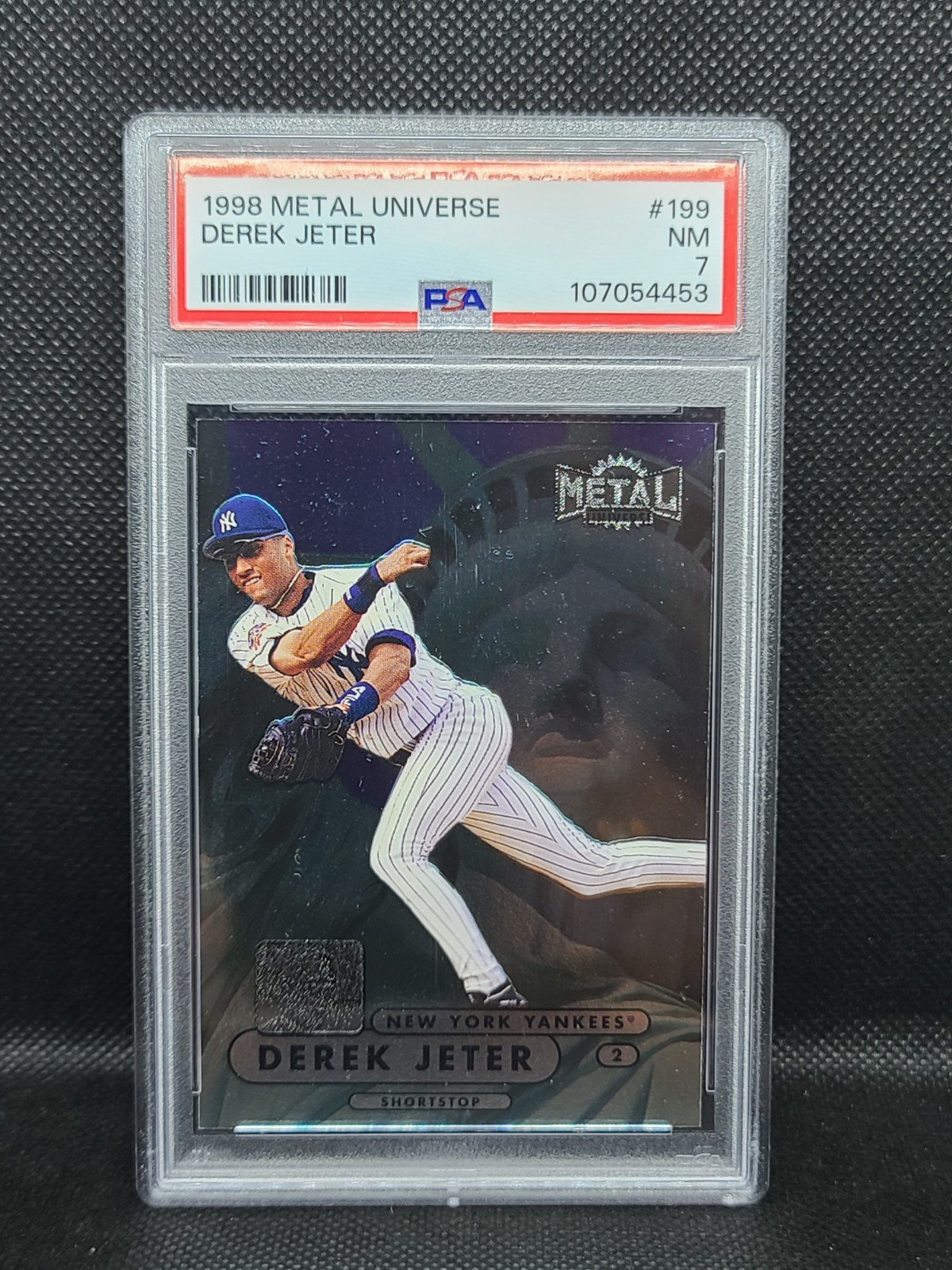1998 Metal Universe #199 Derek Jeter PSA 7 New York Yankees HOF