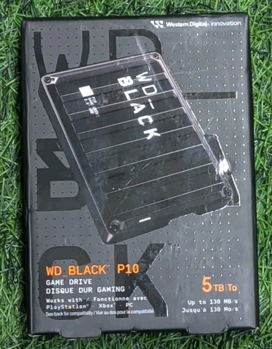 Western Digital Black P10 Game Drive 5TB Portable (WDBA3A0050BBK-WEWM) 