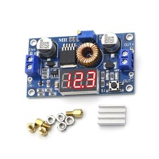 Convenient Operation  Voltmeter Heatsink Standoffs DC-DC Step Down 5A Adjustable