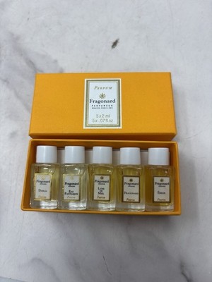 Fragonard Parfum Mini Set 5x2ml Dahlia Lune de Miel Émilie Eau Fantasque France