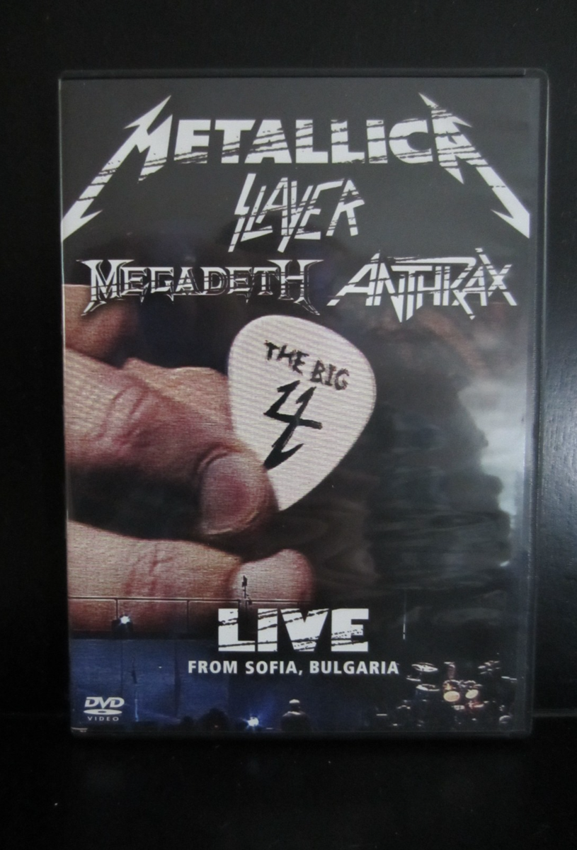 廃盤限定国内盤DVD The Big4 The Big 4 (2 DVD, 2010) Slayer, Megadeth, Anthrax, Metallica