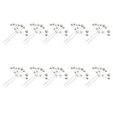 10 Pcs Mini Hair Clips for Women Bride Accessories Wedding Bridal Pin