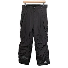 Polar Edge Snow Pants Mens M Black Silver Series Ski Snowboarding Active Outdoor