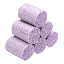 6 Rolls Latch Hook Yarn, Latch Hook Kit Yarn Hook Rugs Crochet, Pink Purple