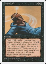 Drain Life (132) – Fourth Edition 4ED – MTG Magic the Gathering