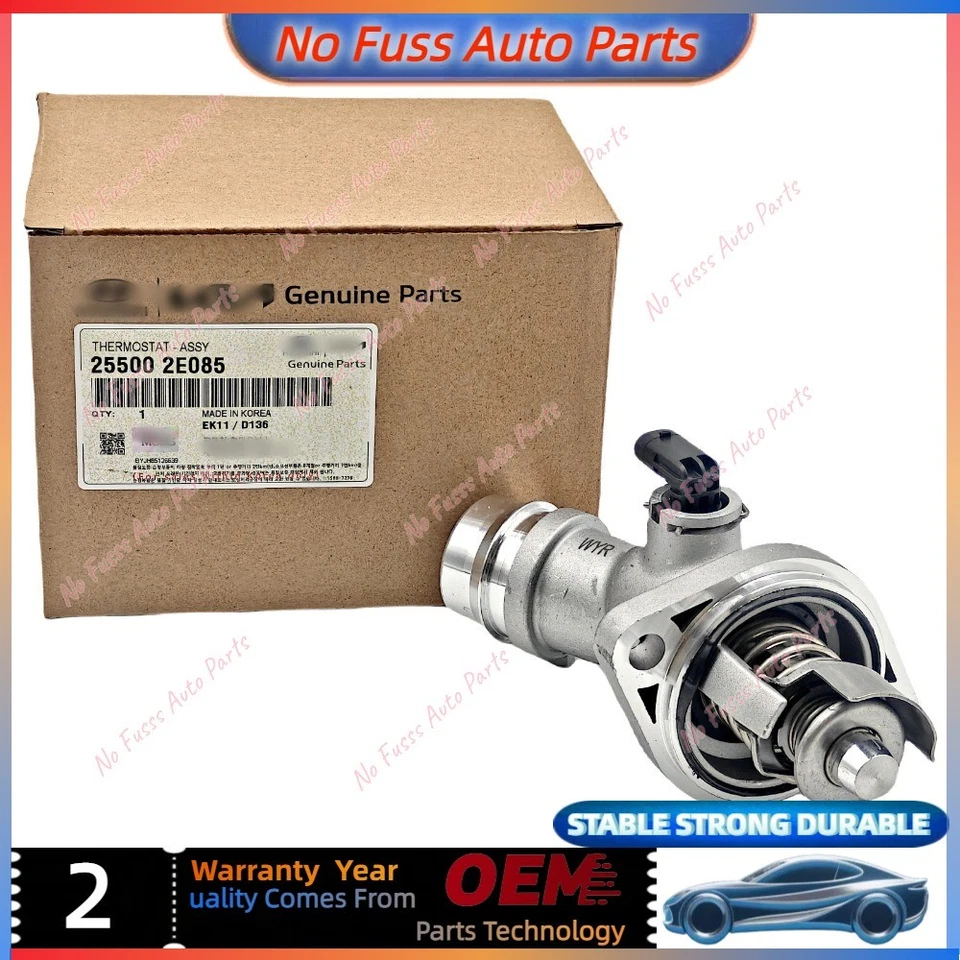 Unidad de termostato OEM 25500-2E085 para Hyundai Elantra Kona Veloster 2017-2021 Foto 4 de 4