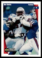 1997 Collector's Choice Ben Coates New England Patriots #237 15801