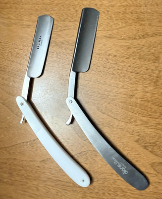 Diane D74 Straight Razor Men Stainless Steel Folding Shaving Barber Lot 2 Burmax