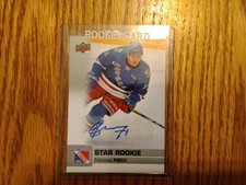 2019-20 CHL HOCKEY Francesco Pinelli Star Rookie Autograph