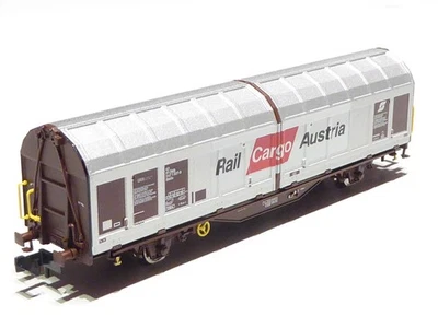 MTR-EXCLUSIVE MTR Exclusive N 6660130 ÖBB 2achsiger Schiebewandwagen RCA silber OVP NEU