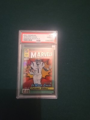 2021 Panini Donruss - !! POP 16!! Gridiron Marvels Ja'Marr Chase #GM-JMC (RC)