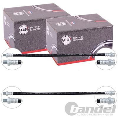 2x A.B.S. BREMSSCHLÄUCHE HINTEN passend für NISSAN BLUEBIRD SERENA VANETTE