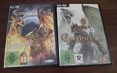 Divinity II 2 Ego Draconis (2009) Flames of Vengeance (2010)  CIB Poster Larian