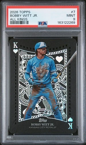 2026 Topps Series 1 Bobby Witt Jr. Base (PSA 9)
