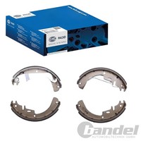 Hella BREMSBACKEN-SATZ Hinterachse Passend FüR Opel Ascona Commodore GT Kadett