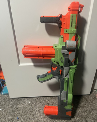 NERF Nitron N-Strike Elite Dart Blaster Green/Orange 20-Round Drum + Mag 2012