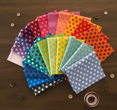 Kaffe Fassett Spots FAT QUARTER BUNDLE - 20 Count