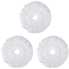 3x Replacement Microfiber Mop Head Easy Clean Wring Refill For O-Cedar Spin Mop