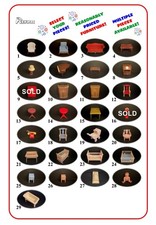 RENWAL Vintage Dollhouse Furniture, 1940s-1950s Style, 3/4” Scale Hard Plastic