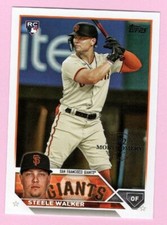 2023 Topps 582 Montgomery Club #264 Steele Walker RC San Francisco Giants