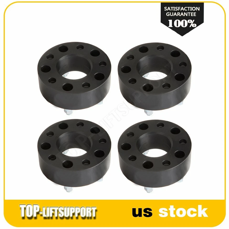 4x 2 inch 5x4.75 Wheel Spacers M12x1.5 Fits Chevy S10 Blazer Camaro GMC Sonoma Foto 2 de 4
