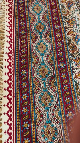 Persian - ghalamkar handmade hand printed tapestry tablecloth - Picture 2 of 15