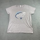 Dallas Cowboys Shirt Womens Large Gray Dilly Dilly NFL Football Short Sleeve — photo 1