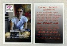 CHEAP PROMO CARD: TWO FIFTY EIGHT WEST 258 WONDERCON EXCLUSIVE Paul Wesley