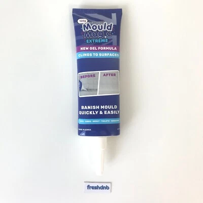 Genuine Mould Magic Extreme Gel Formula 120g Taps Sinks Grout Windows Silicone