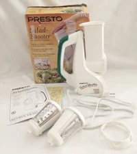 VTG Presto SALAD SHOOTER Electric Slicer/Shredder 02910 in Box Complete TESTED!