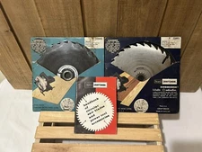 Lot Of 2 Sears Craftsman Saw Blades Kromedge 7” Plus Handbook Multipurpose