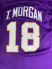 Tre Morgan LSU Baseball 🌟 Signed Autographed Custom Jersey JSA Cert Nat Champ