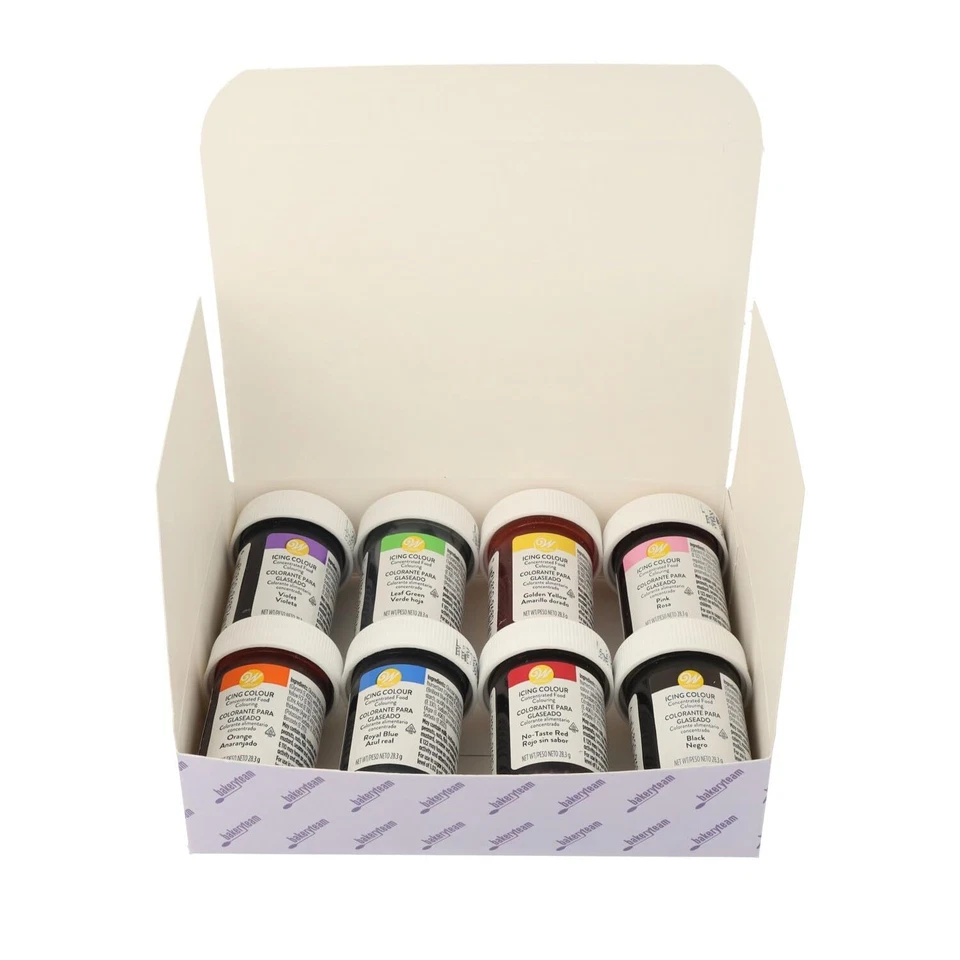 Colorants alimentaires Wilton en set de 8 unités - Édition Tadago Foto 4 de 4
