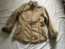 Toggi, Suede Feel Jacket, Warm Lined In Teddy Fleece, Biege / Tan, Size M , Vgc