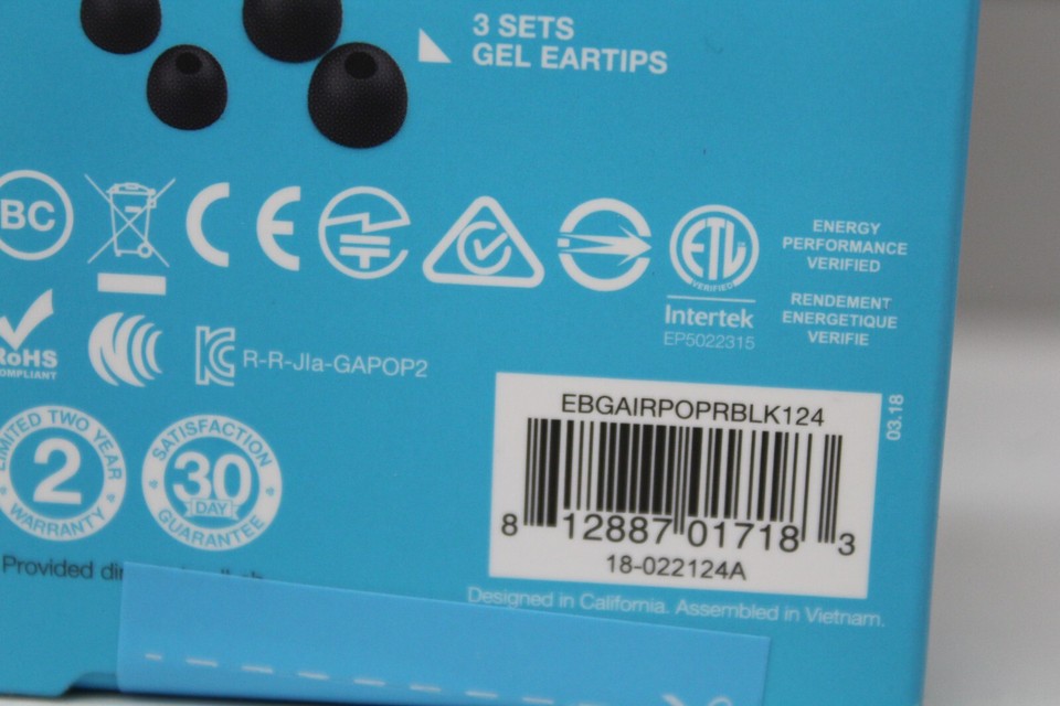 JLab Go Air Pop True Wireless Ear Buds 32+ Hours Playtime Dual Connect