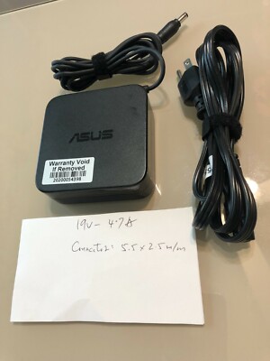 ASUS 19V 4.74A  WITH CONNECTOR 5.5*2.5mm  AC Laptop LCD  Power Adapter Charger 