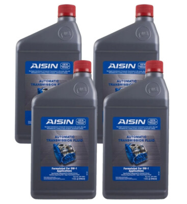 4x QUART KIT AISIN DW1 Automatic Transmission Oil Fluid ATF DW-1 For ACURA HONDA