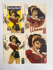 Wonder Woman DC Comics Bombshells Super Hero Girls Swap Playing Cards Set KING K