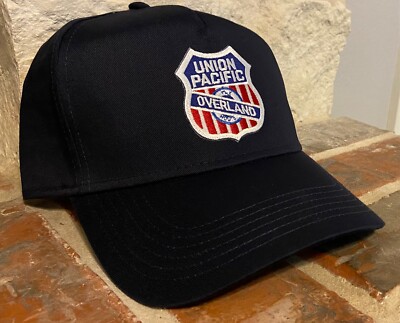 Cap Hat -(Navy Blue)- UNION PACIFIC OVERLAND ROUTE (UP) 5591- NEW