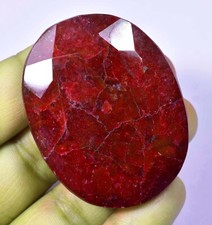 RARE 471.90 Ct Natural HUGE Red Ruby CERTIFIED Museum Grade Oval Loose Gemstone