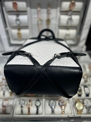 Michael Kors Rhea Medium Color-Block Signature Logo Backpack  display picture 1