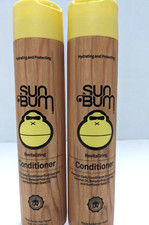 Sun Bum Revitalizing Conditioner 2 PACK  All Hair Types Coconut Oil 10 oz Each