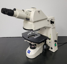 Zeiss Microscope Axioskop 2 Mot Plus Motorized with Tilting Ergo Trinocular Head