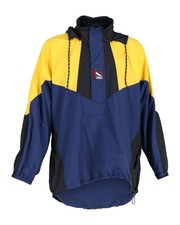 Balenciaga Double Hem Windbreaker Jacket In Multicolor Polyamide Fr46