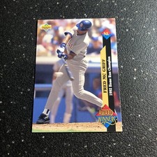 Fred McGriff 1993 Upper Deck Baseball Home Run Champion #496 MLB SD Padres