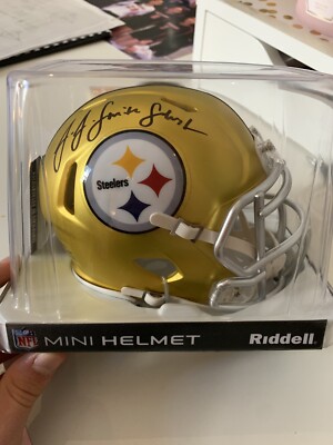 Juju Smith Schuster Signed Autographed Mini Helmet Full Signature Total  Sports